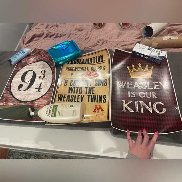 Three 11x17 Harry Potter Posters - Picture 1 of 8